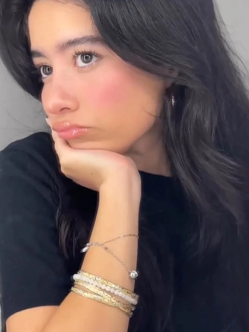 Fall Plum Berry Liquid Cheek Blush in shade Faith by Rare Beauty